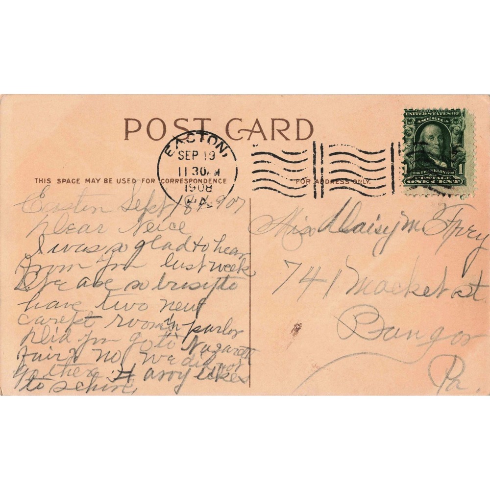 Bathing Beauty Palm Beach Girl Postcard H King 1907 JT Wilcox Antique Risque - Picture 2 of 2